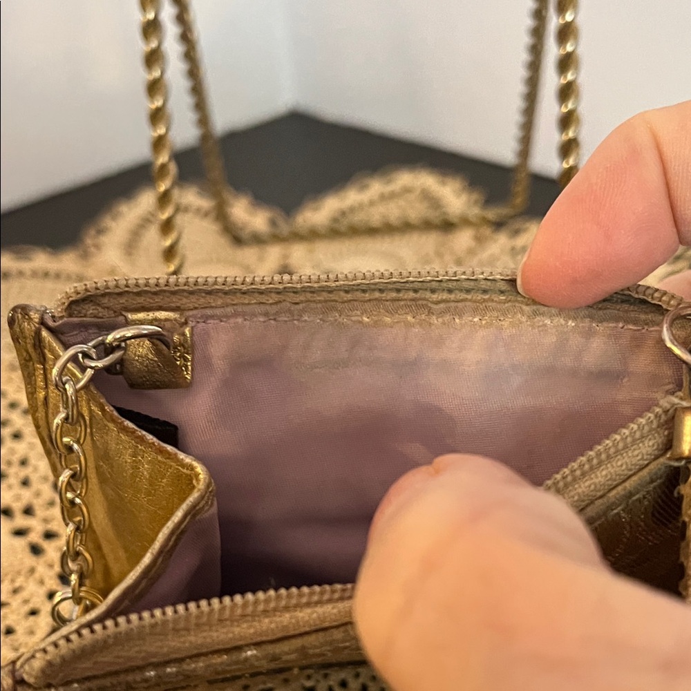 Coach Metallic Gold Coin/ Keyfob - Picture 6 of 7